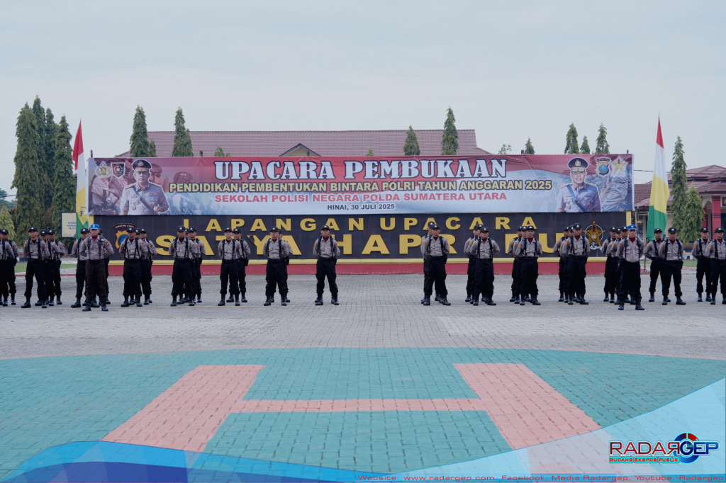 Kapolda Sumut Pimpin Pembukaan Pendidikan Bintara: Lahirkan Polisi Masa Depan Berintegritas